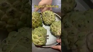 Navratri recipes episode3😍Sitaphal Milkshake #shorts #kutchkirasoi #milkshake #sitaphal #shortsfeed
