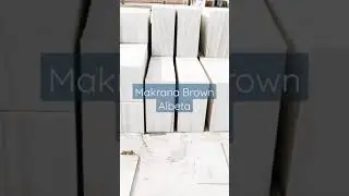Makrana Brown Albeta || Albeta Cut Size || 7737422142