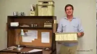 Kathy Ireland Office Assorted Storage Accessory Bundle - Natural - Product Review Video