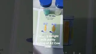 🐮Country Delight 🐄A2 Cow Milk Purity testing💙💚