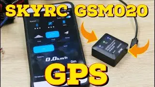 SKYRC GSM020 Bluetooth GPS измеритель скорости для радиоуправляемых машин, вертолетов и дронов