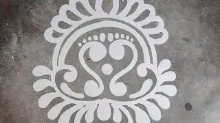 New Year Special Lakshmi Puja Alpona 