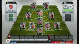 Fifa 13 Ultimate Team Squad Builder - Silver French National Team - 55K