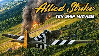 ДЕСЯТЫЙ КОРАБЛЬНЫЙ ХАОС | P51 против BF109 | Сервер Project Overlord | Многопользовательская PvP-...