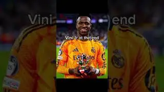 Vini Jr at the end 🥶🤫#vinijr#realmadtid#uclknockout