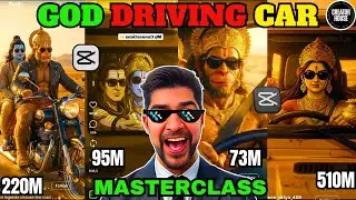 GOD driving Car Reels Editing | Bhagwan Ji Driving Car Ai Video Editing | God In Car instagram trend