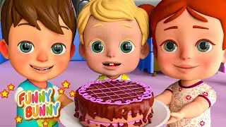 Cake Recipe Song | Nursery Rhymes | Funny Bunny Animation