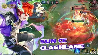 Sun Ce Clashlane Gameplay/Honor Of Kings / MVP/ Breaks the Frontline!(@idlehands1571 )