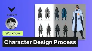 Complete Character Ideation Workflow Using Vizcom