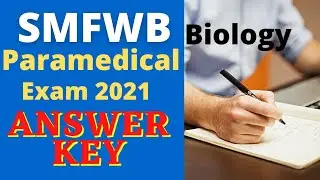 SMFWB 2021 Answer Key Biology Paramedical Exam 2021 Answer Key #smfwb2021anskey