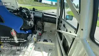 Falkenbergs motorbana 22-07-30. Golf mk2 gti 8v GrpA. Harrys LapTimer #35