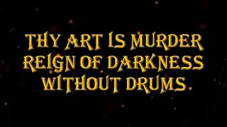 Thy Art Is Murder - Reign of Darkness 140 bpm drumless