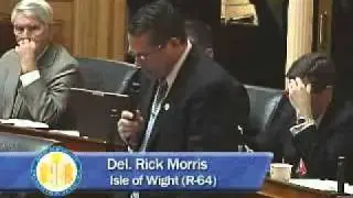 Delegate Rick Morris - Delegate-for-a-Day program - Stephen and Dallas