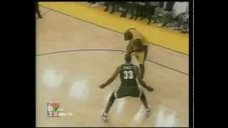 Shaq crossover and dunk on Jerome James