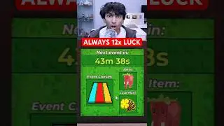 ALWAYS 12X LUCK in Steal a Brainrot..