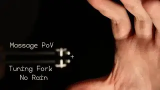 ASMR PoV Face/Shoulder Massage + Tuning Fork Reiki No Rain (Layered, Visuals, Reiki, No Talking)