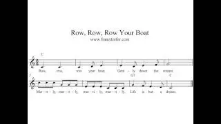 Row Row Row Your Boat - instrumental