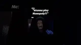 When the kids wanna play Monopoly.. #games #kids #monopoly #starwars #shorts #funny #jedi #movie