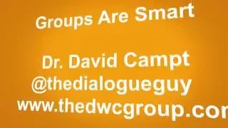 Groups Are Smart - Excerpt from lecture by Dr. David Campt (2m15s)