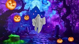 Cozy Haunted Manor Halloween Ambience | Spooky Music & Eerie Sounds 🎃 | 2025 (NO MID-ROLL ADS) 👻