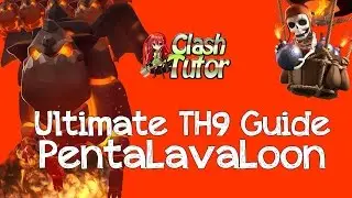 Clash of Clans Pentalaloon Pentalavaloon TH9 Attack Guide