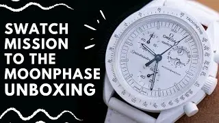 Распаковка часов Omega x Swatch «Snoopy» в честь миссии на Луну