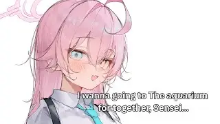 Hoshino and Sensei Dating to The Aquarium [Blue Archive Game]