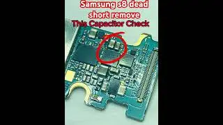 Samsung S8 dead problem solved  charging section short