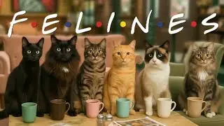 Friends parody with cats 🐱 FELINES 😸