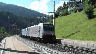 Brenner-Bahnverkehr. St. Jodok am Brenner, 1.7.12 