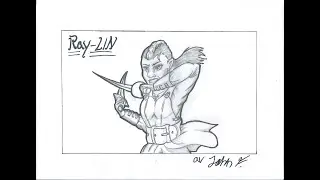 1.2.3 DRAW! Dnd Character  Ray-Lin. Halfling Rouge