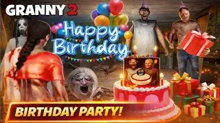 PLAYING AS KAMLA IN GRANNY 2 REDONE || KAMLA AND GRANNY BIRTHDAY PARTY CELEBRATION 🎇🎉