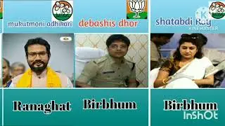 2024 Loksabha election TMC and BJP all candidates ✌️✌️