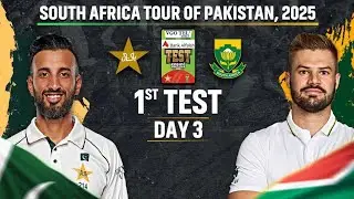Day 3 | 1st Test | PAK vs SA | 16 wickets fell on 3rd day | Another 5 wicket haul for Muthusamy