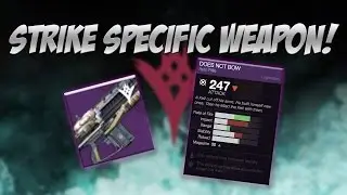 Destiny - Taken King Strike Specific Weapon!