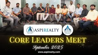 Aspirealty Core Leaders Meet 2025 | Felicitation to Sales Achievers | Hyderabad Real Estate