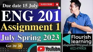 ENG201 Assignment 1 Solution 2023/ENG201 Assignment 1 2023/ENG201 Assignment 1 2023 Solution/Spring