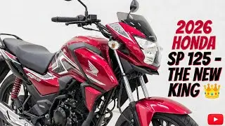 Honda SP 125 2026 года 🔥 Потрясающий расход топлива и новые функции!