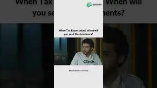 When the Tax Expert asks, 'When will you send the documents? #TaxSeason #Dubai