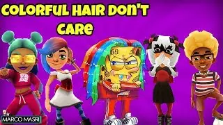 🌈 DYED HAIR CHARACTERS in Subway Surfers - Part 2 | #colorfulhairdontcare - Marco Masri