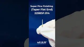 Super Fine Finishing Taper Flat End Diamond Bur | Diamond Dental Bur