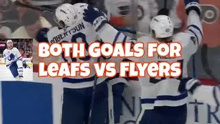 Both Toronto Maple Leaf Goals VS Flyers! (January 8th 2026)