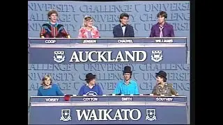 NZ University Challenge Grand Final Auckland vs Waikato - 1987