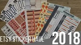 Etsy Sticker Haul: CoffeeBreakPlanner, RainyCreekDesigns and PlannerKate