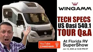 WINGAMM Oasi TECH SPECS Walkthrough + Q&A - 2025 Florida RV SuperShow