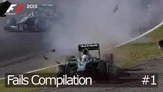 F1 2013 Fails Compilation - Part 1