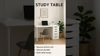 IKEA Study Table with Storage &ndash; Minimalist & Sturdy