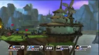 Playstation All-Stars Battle Royale Team Ranked Match 2