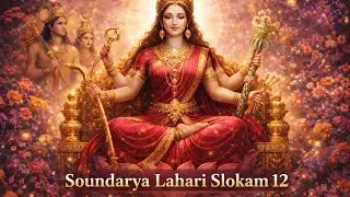 Soundarya Lahari Slokam 12 | Deep Meditation & Inner Bliss #soundaryalahari #devotional #bakthi