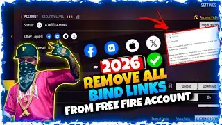 REMOVE ALL BIND LINKS FROM FREE FIRE ACCOUNT | UNBIND FREE FIRE ACCOUNT | FACEBOOK GOOGLE TWITTER